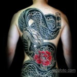 японская змея тату 26.11.2019 №022 -japanese snake tattoo- tatufoto.com