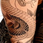 японская змея тату 26.11.2019 №027 -japanese snake tattoo- tatufoto.com