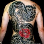 японская змея тату 26.11.2019 №036 -japanese snake tattoo- tatufoto.com