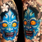 японские маски тату 26.11.2019 №009 -japanese tattoo masks- tatufoto.com