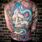 японские маски тату 26.11.2019 №015 -japanese tattoo masks- tatufoto.com