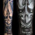 японские маски тату 26.11.2019 №035 -japanese tattoo masks- tatufoto.com