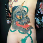 японские маски тату 26.11.2019 №037 -japanese tattoo masks- tatufoto.com
