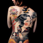 японские тату для девушек 26.11.2019 №003 -japanese tattoos for girls- tatufoto.com