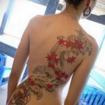 японские тату для девушек 26.11.2019 №008 -japanese tattoos for girls- tatufoto.com