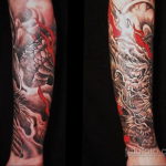 японские тату на предплечье 26.11.2019 №006 -japanese forearm tattoos- tatufoto.com