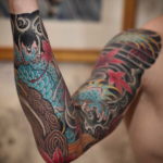 японские тату на предплечье 26.11.2019 №018 -japanese forearm tattoos- tatufoto.com