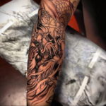 японские тату на предплечье 26.11.2019 №026 -japanese forearm tattoos- tatufoto.com