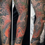 японские тату на предплечье 26.11.2019 №053 -japanese forearm tattoos- tatufoto.com