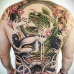 японские тату на спине 26.11.2019 №036 -japanese back tattoo- tatufoto.com