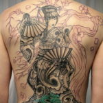 японские тату на спине 26.11.2019 №057 -japanese back tattoo- tatufoto.com