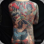 японские тату на спине 26.11.2019 №081 -japanese back tattoo- tatufoto.com
