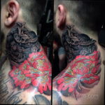 японские тату на шее 26.11.2019 №001 -japanese neck tattoos- tatufoto.com