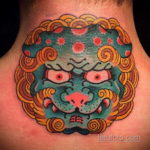 японские тату на шее 26.11.2019 №017 -japanese neck tattoos- tatufoto.com