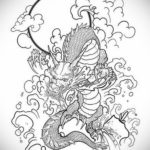 японские тату эскизы 26.11.2019 №005 -japanese tattoo sketches- tatufoto.com