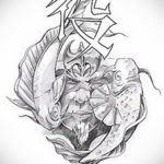японские тату эскизы 26.11.2019 №011 -japanese tattoo sketches- tatufoto.com