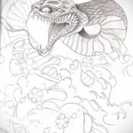 японские тату эскизы 26.11.2019 №019 -japanese tattoo sketches- tatufoto.com