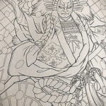 японские тату эскизы 26.11.2019 №039 -japanese tattoo sketches- tatufoto.com