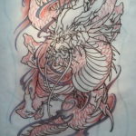 японские тату эскизы 26.11.2019 №041 -japanese tattoo sketches- tatufoto.com