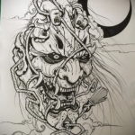 японские тату эскизы 26.11.2019 №043 -japanese tattoo sketches- tatufoto.com