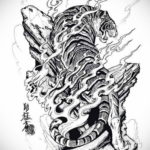 японские тату эскизы 26.11.2019 №049 -japanese tattoo sketches- tatufoto.com