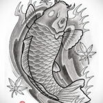 японские тату эскизы 26.11.2019 №060 -japanese tattoo sketches- tatufoto.com