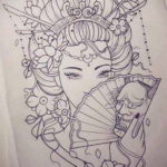 японские тату эскизы 26.11.2019 №061 -japanese tattoo sketches- tatufoto.com