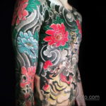 японские цветы тату 26.11.2019 №004 -japanese flowers tattoo- tatufoto.com