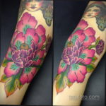 японские цветы тату 26.11.2019 №029 -japanese flowers tattoo- tatufoto.com