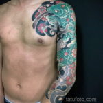 японские цветы тату 26.11.2019 №037 -japanese flowers tattoo- tatufoto.com