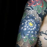японские цветы тату 26.11.2019 №046 -japanese flowers tattoo- tatufoto.com