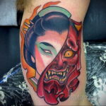 японский демон тату 26.11.2019 №026 -japanese demon tattoo- tatufoto.com