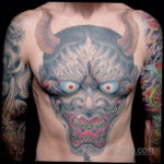 японский демон тату 26.11.2019 №029 -japanese demon tattoo- tatufoto.com