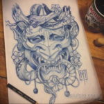 японский демон тату 26.11.2019 №040 -japanese demon tattoo- tatufoto.com