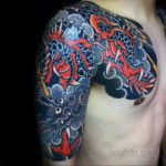 японский дракон тату 26.11.2019 №002 -japanese dragon tattoo- tatufoto.com
