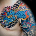 японский дракон тату 26.11.2019 №004 -japanese dragon tattoo- tatufoto.com