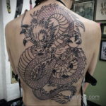 японский дракон тату 26.11.2019 №005 -japanese dragon tattoo- tatufoto.com