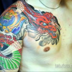 японский дракон тату 26.11.2019 №017 -japanese dragon tattoo- tatufoto.com