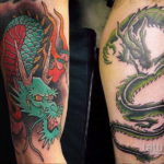 японский дракон тату 26.11.2019 №024 -japanese dragon tattoo- tatufoto.com