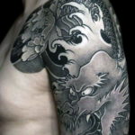 японский дракон тату 26.11.2019 №025 -japanese dragon tattoo- tatufoto.com