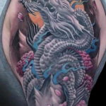 японский дракон тату 26.11.2019 №027 -japanese dragon tattoo- tatufoto.com