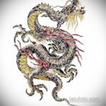 японский дракон тату 26.11.2019 №039 -japanese dragon tattoo- tatufoto.com