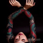 японский рукав тату 26.11.2019 №038 -japanese sleeve tattoo- tatufoto.com