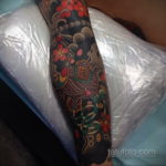 японский рукав тату 26.11.2019 №048 -japanese sleeve tattoo- tatufoto.com