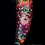 японский рукав тату 26.11.2019 №056 -japanese sleeve tattoo- tatufoto.com