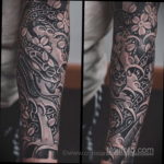 японский рукав тату 26.11.2019 №061 -japanese sleeve tattoo- tatufoto.com