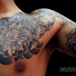 японское тату на плече 26.11.2019 №053 -japanese shoulder tattoo- tatufoto.com
