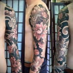 японское тату на руке 26.11.2019 №013 -japanese arm tattoo- tatufoto.com