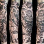 японское тату на руке 26.11.2019 №020 -japanese arm tattoo- tatufoto.com