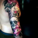 японское тату на руке 26.11.2019 №023 -japanese arm tattoo- tatufoto.com